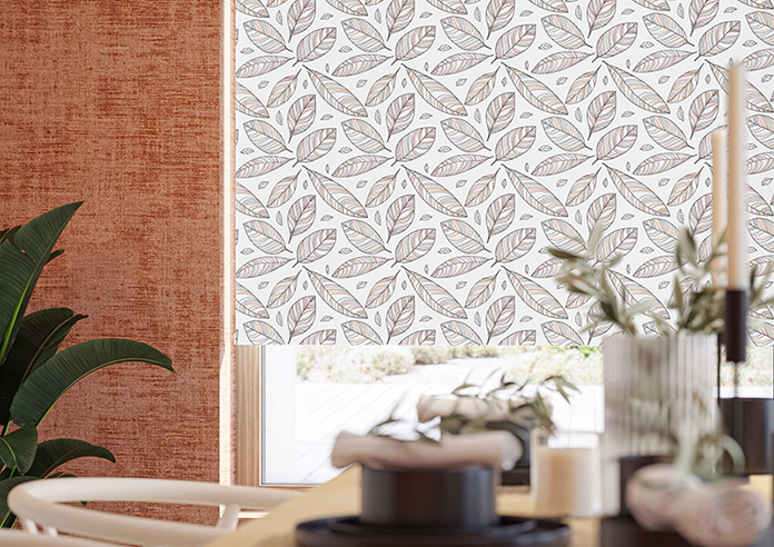Falling Leaves, Ember - Twist&Fit Roller Blind - Image 5
